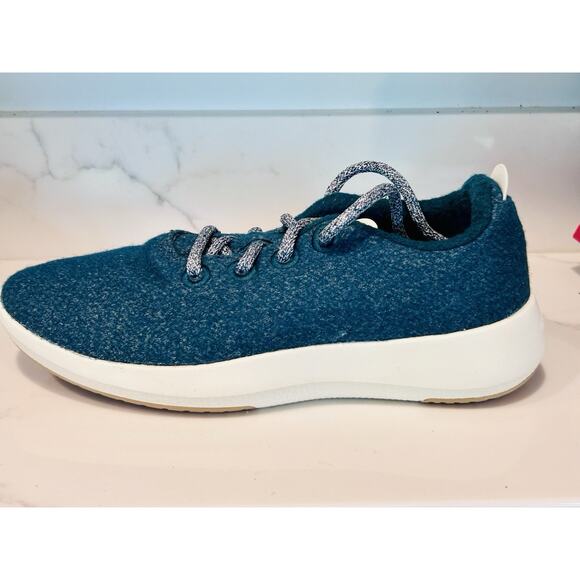 Allbirds Women’s Wool Runner Mizzle Aurora‎ Cream Sole Running Shoes Size 8 - Picture 9 of 10